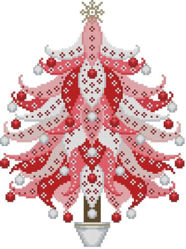 (image for) Colorful Christmas Trees Peppermint